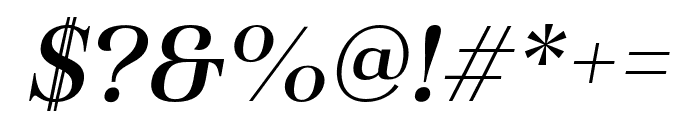 Haboro Cond Medium Italic Font OTHER CHARS