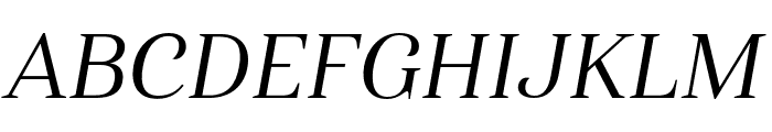 Haboro Cond Regular Italic Font UPPERCASE