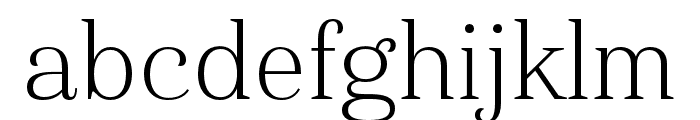 Haboro Ext Thin Font LOWERCASE
