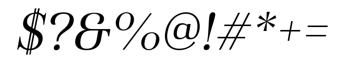 Haboro Norm Regular Italic Font OTHER CHARS