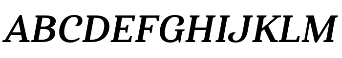Haboro Serif Cond Bold It Font UPPERCASE