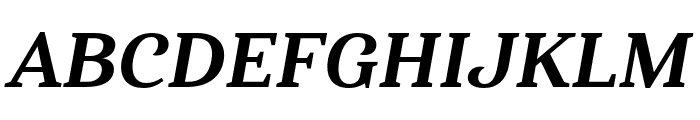 Haboro Serif Cond ExBold It Font UPPERCASE