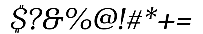 Haboro Serif Cond Medium It Font OTHER CHARS