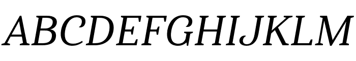 Haboro Serif Ext Medium It Font UPPERCASE