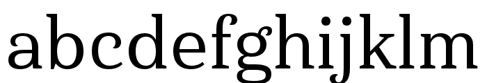 Haboro Serif Ext Medium Font LOWERCASE