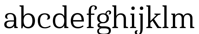 Haboro Serif Ext Regular Font LOWERCASE
