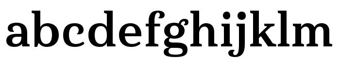 Haboro Serif Norm Bold Font LOWERCASE