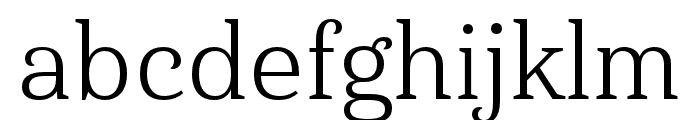 Haboro Serif Norm Book Font LOWERCASE