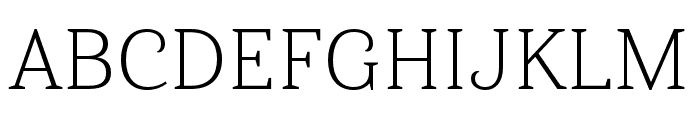 Haboro Serif Norm Light Font UPPERCASE