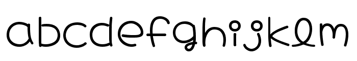 Hachi Maru Pop Regular Font LOWERCASE