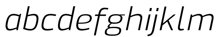 Hackman Italic Font LOWERCASE