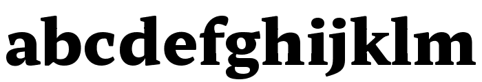 Hahmlet ExtraBold Font LOWERCASE