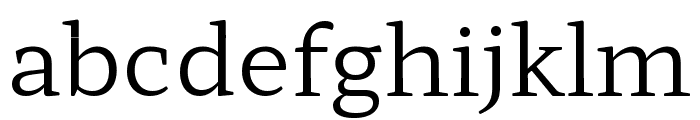 Hahmlet Light Font LOWERCASE