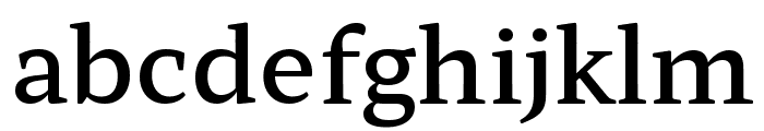 Hahmlet Medium Font LOWERCASE