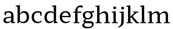 Hahmlet Regular Font LOWERCASE