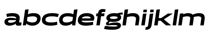 Halogen Black Oblique Font LOWERCASE