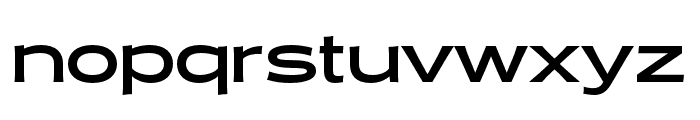 Halogen Flare Bold Font LOWERCASE
