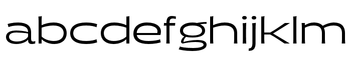 Halogen Flare Regular Font LOWERCASE