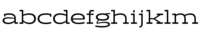 Halogen Slab Regular Font LOWERCASE