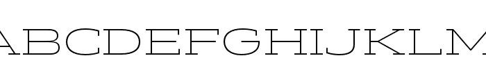 Halogen Slab Thin Font UPPERCASE