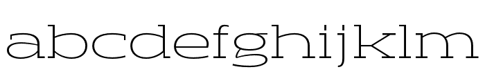 Halogen Slab Thin Font LOWERCASE