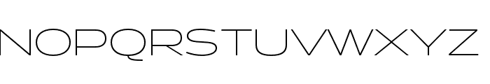 Halogen Thin Font UPPERCASE