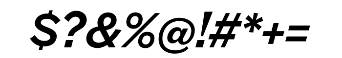 Halyard Display Medium Italic Font OTHER CHARS