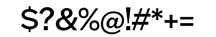 Halyard Display Regular Font OTHER CHARS