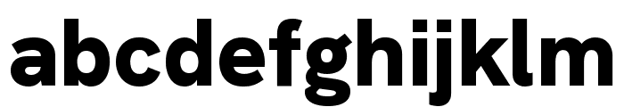 Hanken Grotesk Heavy Font LOWERCASE