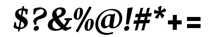 Harfang Bold Italic Font OTHER CHARS