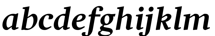 Harfang Bold Italic Font LOWERCASE