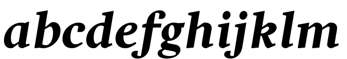 Harfang ExtraBold Italic Font LOWERCASE