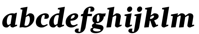 Harfang Ultra Italic Font LOWERCASE