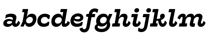Hatch Medium Italic Font LOWERCASE