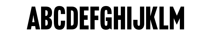 Headline Gothic ATF Regular Font LOWERCASE