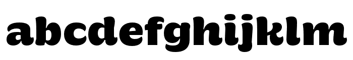 Hegante Display Bold Font LOWERCASE