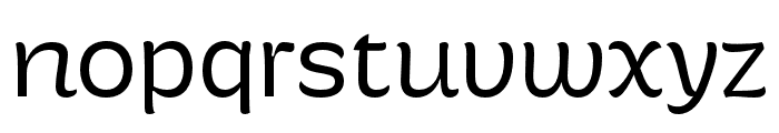 Hegante Display Regular Font LOWERCASE