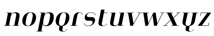 Heimat Didone 10 Bold Italic Font LOWERCASE