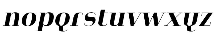 Heimat Didone 10 ExtraBold Italic Font LOWERCASE