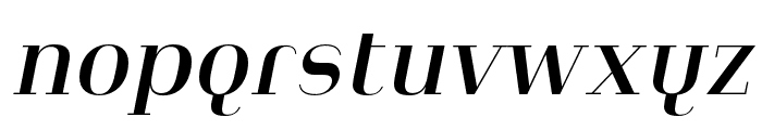 Heimat Didone 16 SemiBold Italic Font LOWERCASE