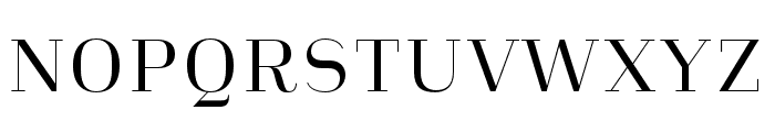 Heimat Didone 20 Regular Font UPPERCASE