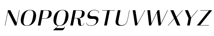 Heimat Display 18 SemiBold Italic Font UPPERCASE