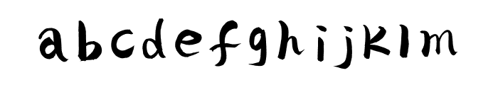 HelloFont ID FengHuaTi Regular Font LOWERCASE