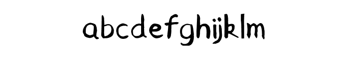 HelloFont ID JiaoTangTi Regular Font LOWERCASE