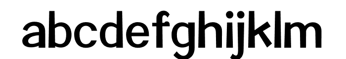 HelloFont ID KuaiLeTi Regular Font LOWERCASE