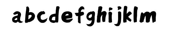 HelloFont ID LongFeiXingShu Regular Font LOWERCASE