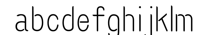 HelloFont ID MuFengTi Regular Font LOWERCASE
