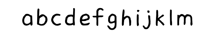 HelloFont ID QianXiaTi Regular Font LOWERCASE