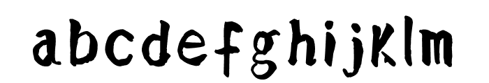 HelloFont ID TengLingTi Regular Font LOWERCASE