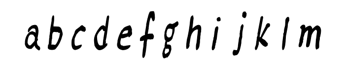 HelloFont ID YiZhiPinYinTi Regular Font LOWERCASE